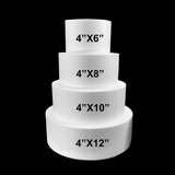 Dummy Round SET - 4 Inch Thick by 6,8,10,12 (SET of 4)