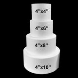 Dummy Round SET - 4 Inch Thick by 4,6,8,10 (SET of 4)